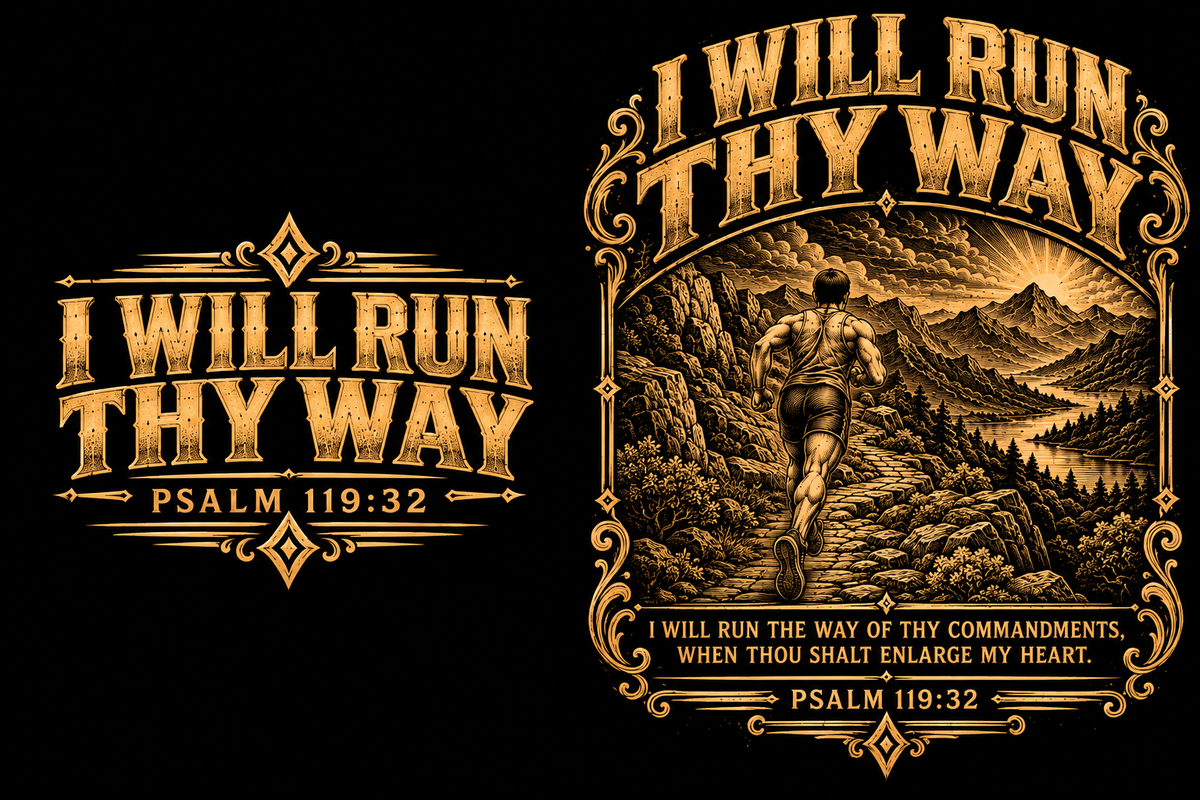 Runner (Psalm 119:32) Shirt & Hoodie