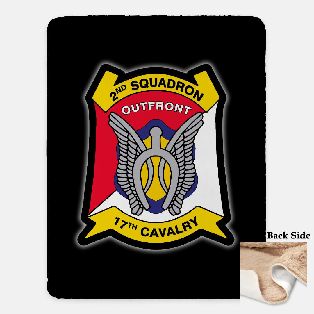 Squadron 2-17 CAV Throw Blanket