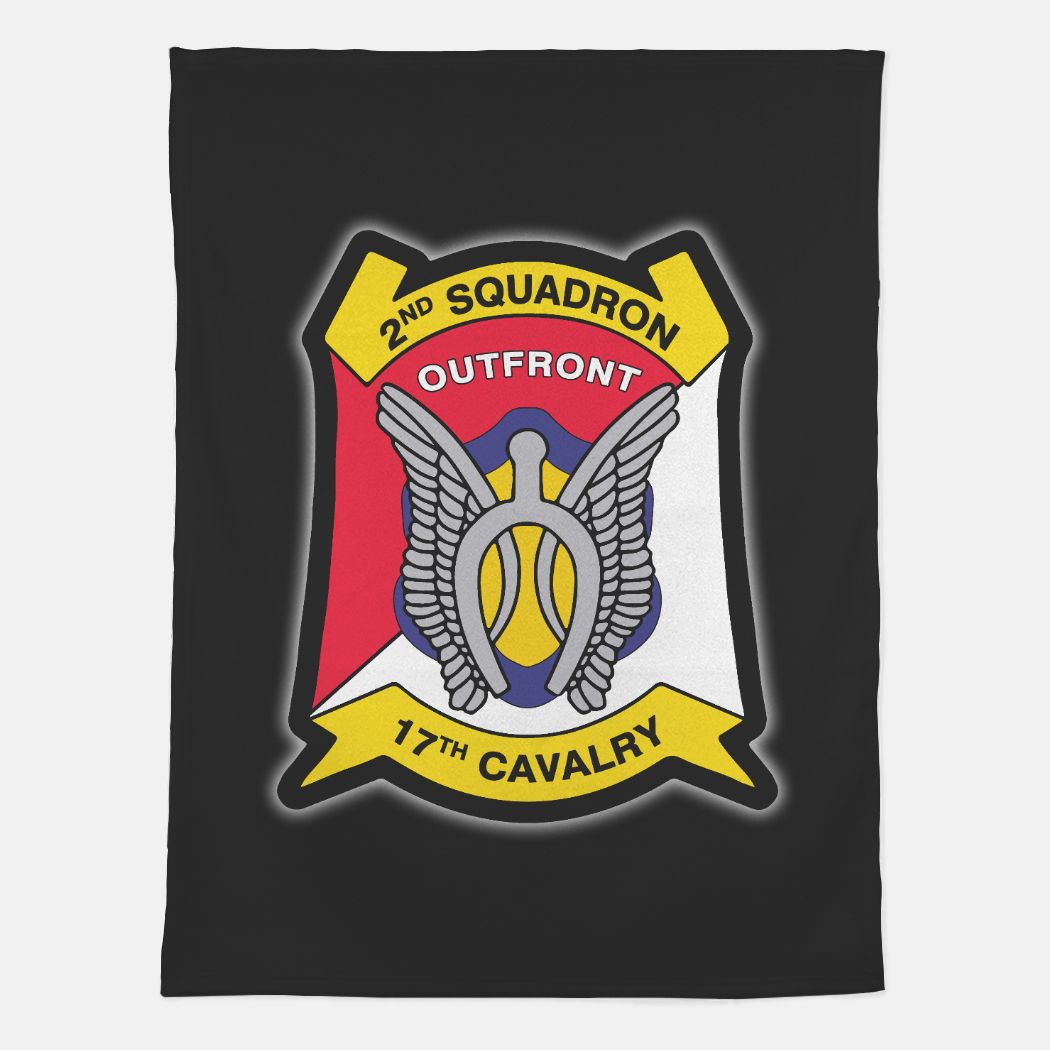 Squadron 2-17 CAV Throw Blanket