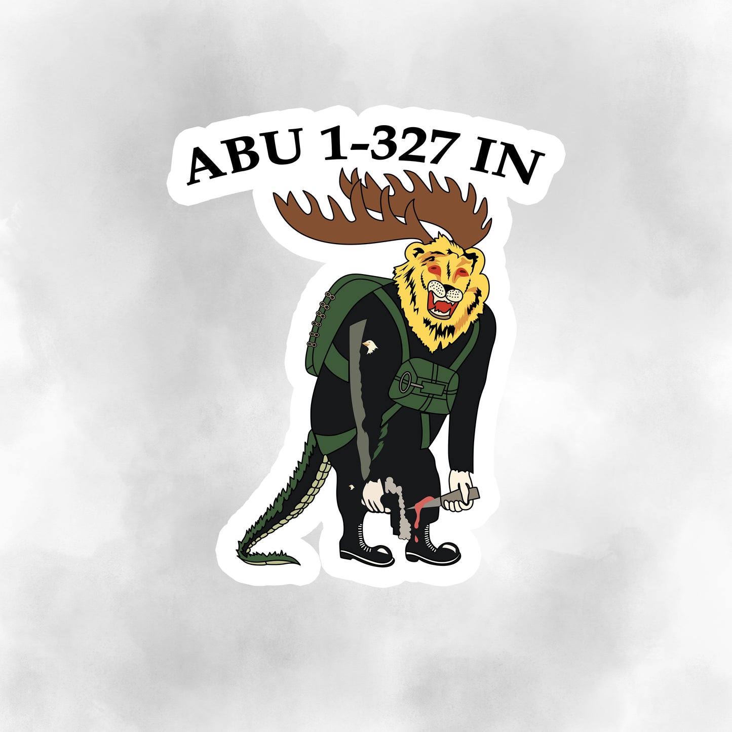 ABU 1-327IN Bulk Die Cut Stickers