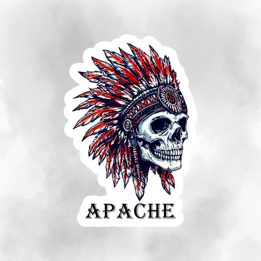 Apache 2-4 IN Bulk Die Cut Stickers