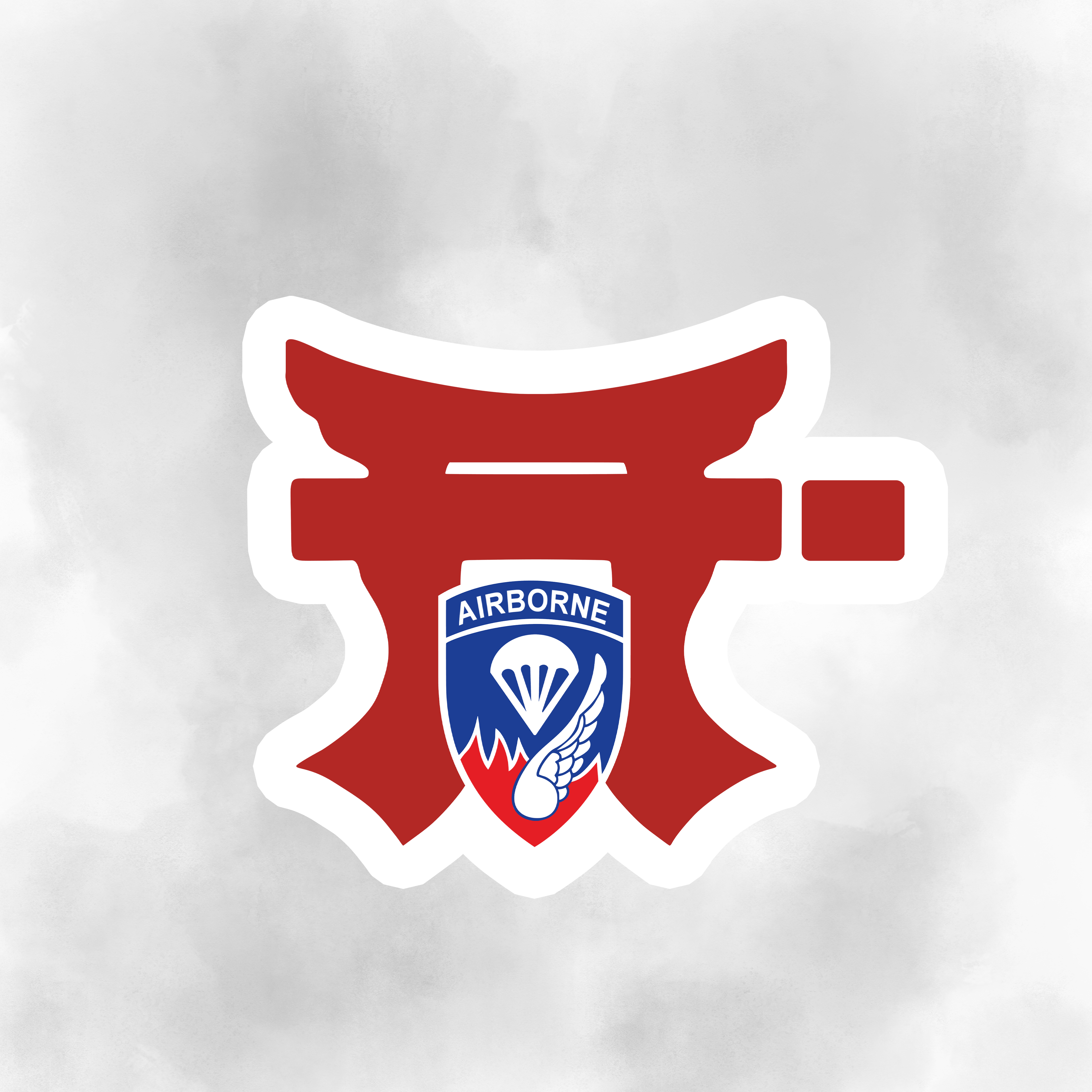 Rakkasans Lettering 3BCT 1st Battalion 187th Infantry Die Cut Magnet | Rakkasans 101st ...