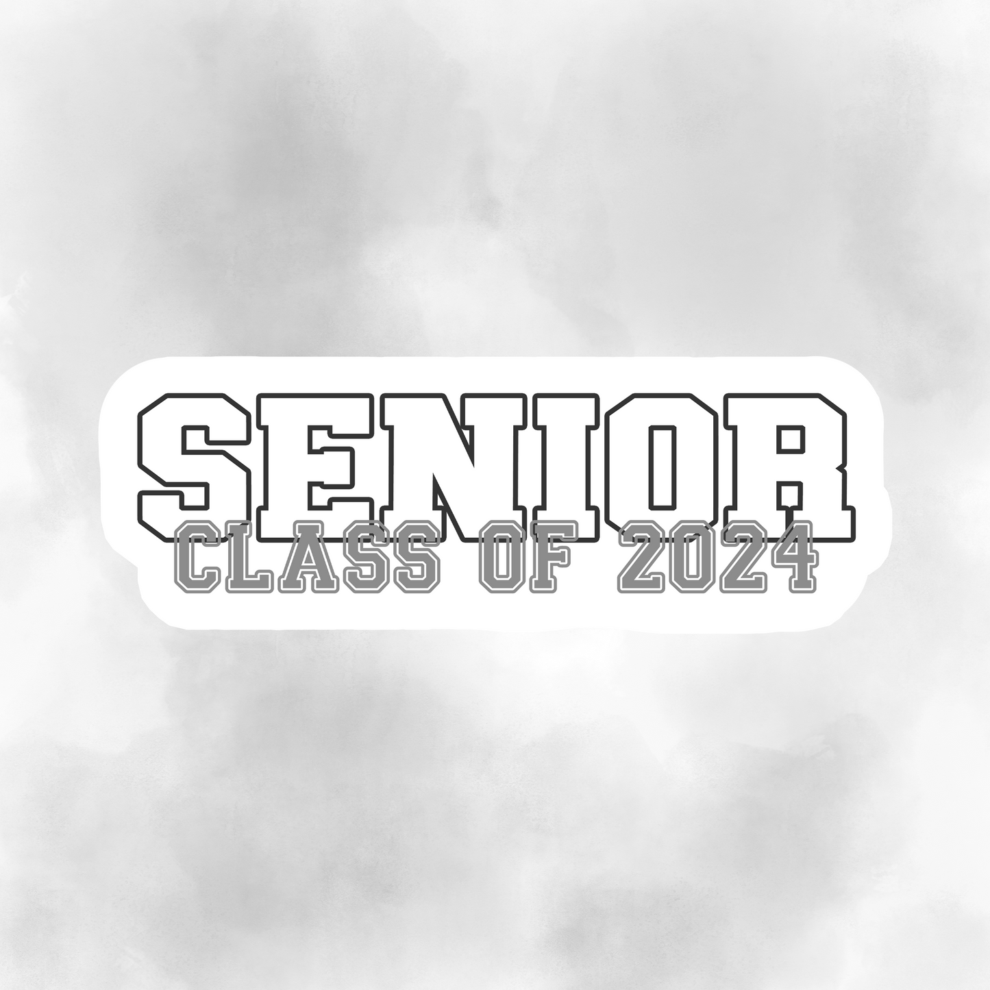 Class of 2024 Die Cut Stickers