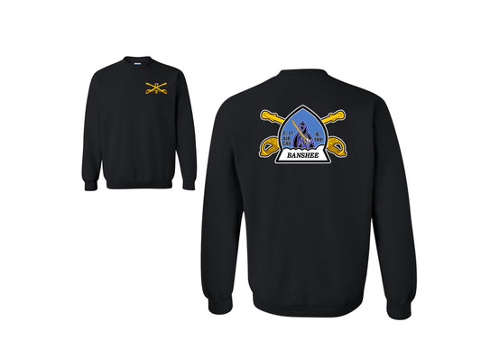 Banshee Bravo Troop 2-17 Cavalry Hoodie & Sweatshirt – B Troop Army CAV Apparel