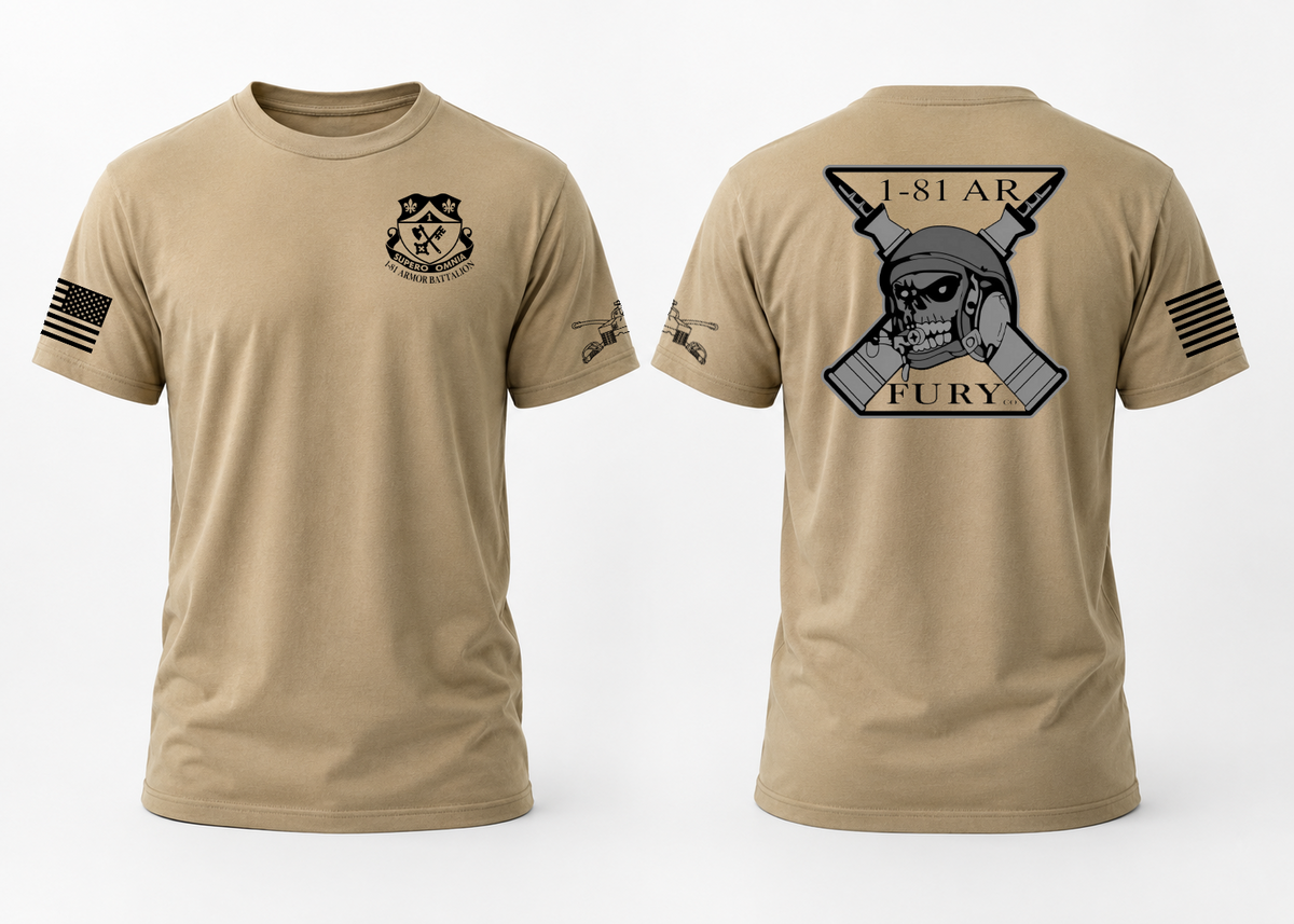 Fury Starter Pack – Custom Apparel Bundle Personalized with Name & Rank