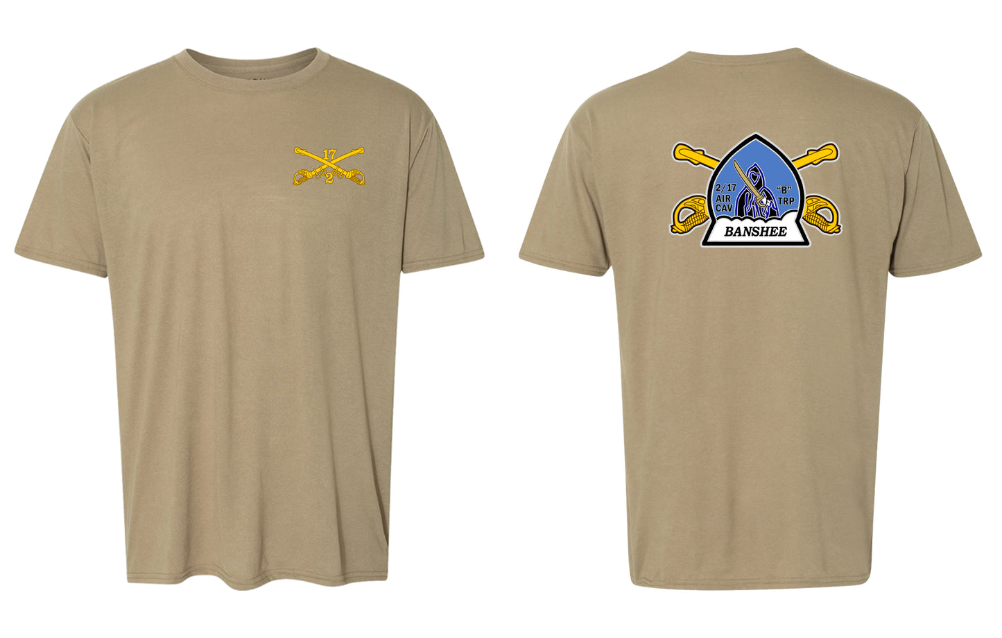 Banshee Bravo Troop 2-17 Cavalry T-Shirt – B Troop Army CAV Apparel