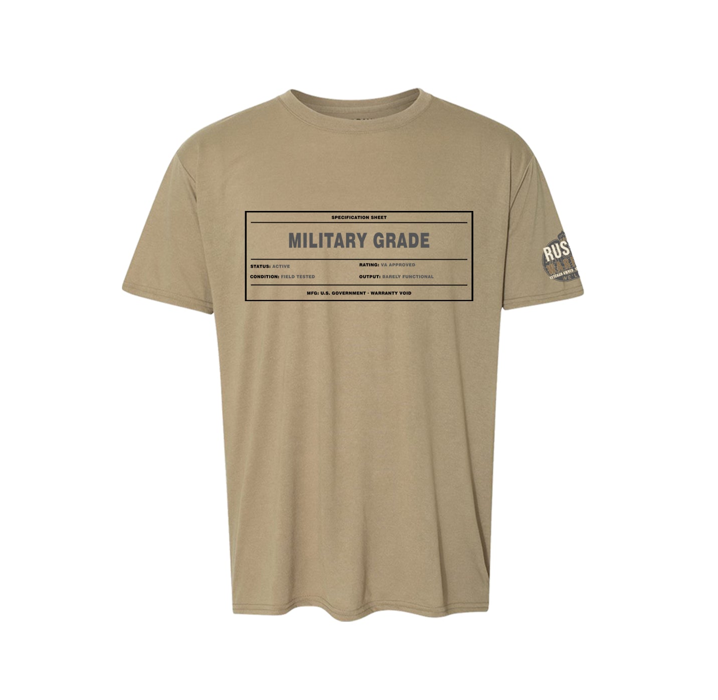 Military Grade Specification Sheet T-Shirt & Hoodie | VA Approved Field Tested Veteran Humor