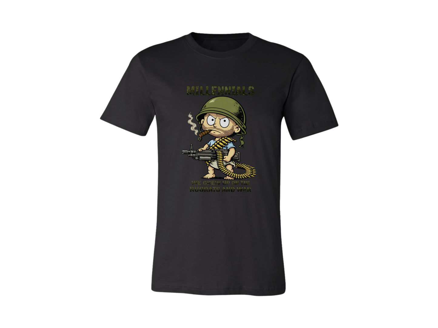 Millennials We Grew Up on the Rugrats and War T-Shirt & Hoodie | The Veteran Baby