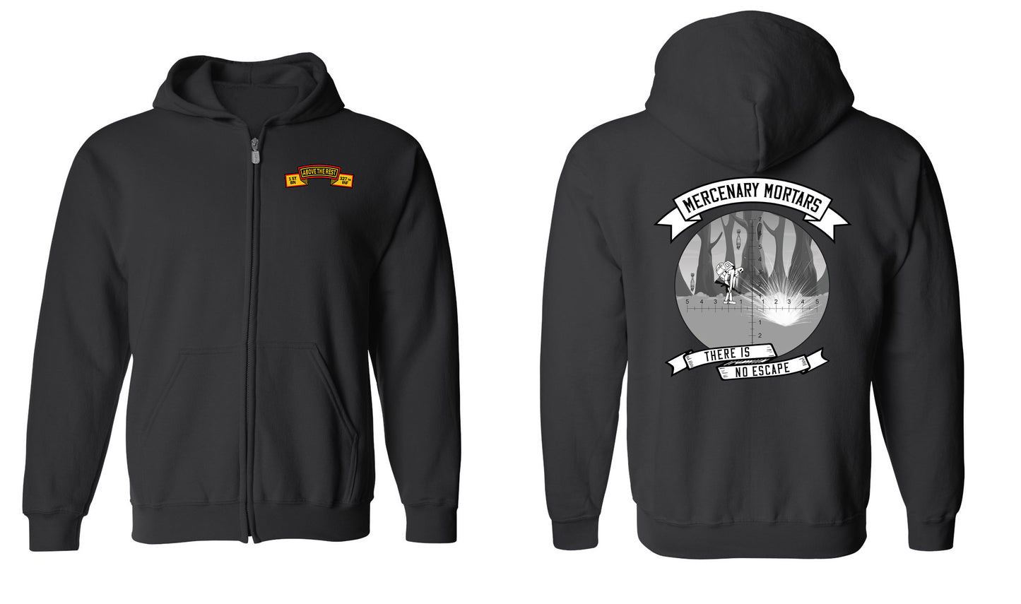 Mortars Zip Hoodie Sweatshirt