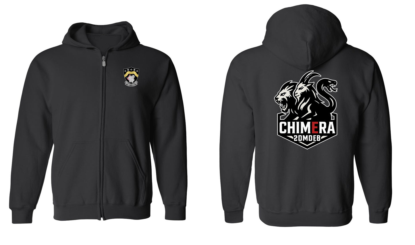 2d MDEB Zip Hoodie Sweatshirt