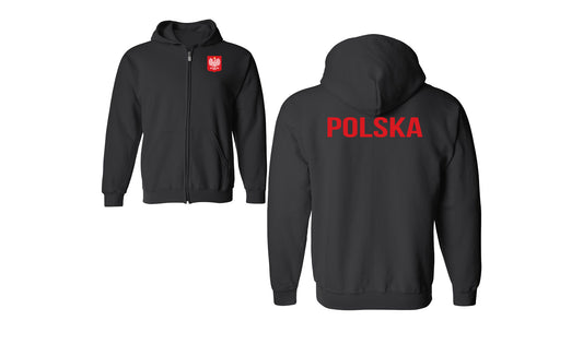 Polska Zip Hoodie Sweatshirt