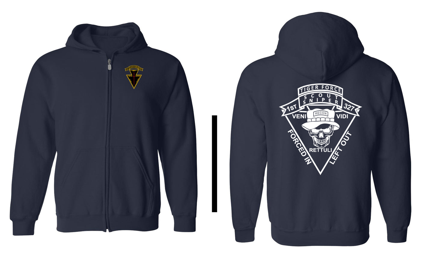 Tiger Force Zip Hoodie Sweatshirt