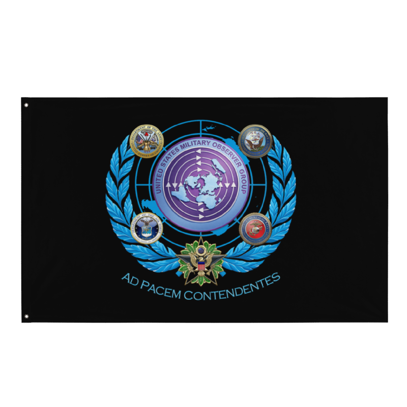 U.S. Military Observer Group Wall Flag | USMOG Always Striving Military Flag