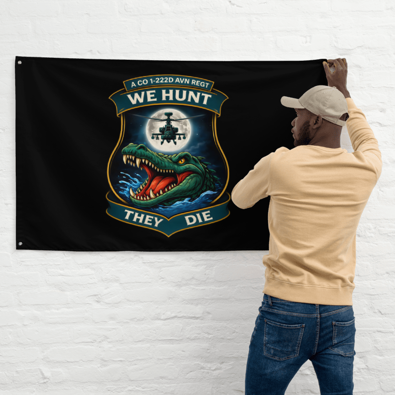 A Co 1-222 Flag – Wall Flag