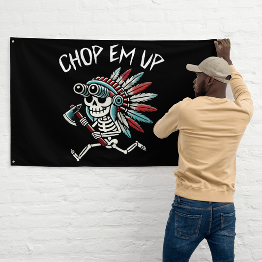 Hatchet Company 2nd Battalion 4th Infantry Regiment Flag – Chop Em Up 2-4 IN Wall Flag